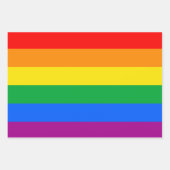Feuille De Papier Cadeau LGBTQ+ Arc-en-ciel (Devant 3)