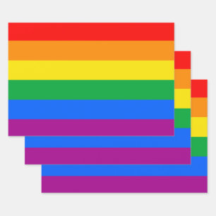 Feuille De Papier Cadeau LGBTQ+ Arc-en-ciel