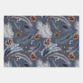 Feuille De Papier Cadeau L'hiver festif (Devant 3)