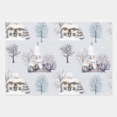 Feuille De Papier Cadeau L'hiver festif (Devant 2)