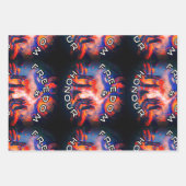 Feuille De Papier Cadeau Liberté et honneur (Devant 2)