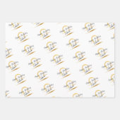 Feuille De Papier Cadeau Libra Anniversaire (Devant 2)