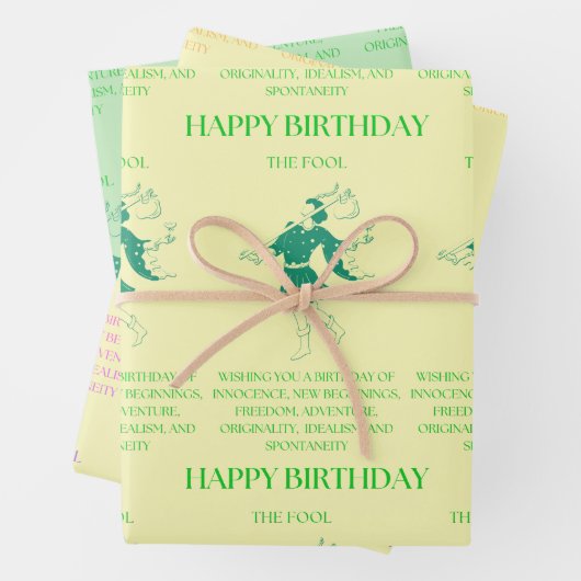 Feuille De Papier Cadeau "L'idiot" m'attaque à l'anniversaire (En situation)