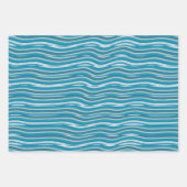 Feuille De Papier Cadeau Lignes courbes (Devant 2)