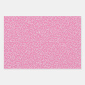 Feuille De Papier Cadeau Lignes de Doodles Abstraites (Devant 2)