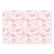 Lignes et points roses