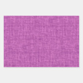 Feuille De Papier Cadeau Lin Lilas Clair Violet (Devant 2)
