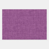 Feuille De Papier Cadeau Lin Lilas Pourpre (Devant 2)