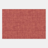 Feuille De Papier Cadeau Linge Rouge (Devant 2)