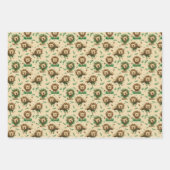 Feuille De Papier Cadeau Lion (Devant)