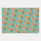 Feuille De Papier Cadeau Little Cookie Christmas Gingpain fille garçon (Devant 2)