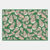 Feuille De Papier Cadeau Little Debbie Christmas Tree Snack Cakes Gift Wrap (Devant 2)
