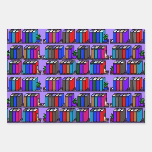 Feuille De Papier Cadeau Little Library Book Shelter Light Collection (Devant)