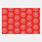 Feuille De Papier Cadeau Livraison d'Express du pôle Nord (Devant)