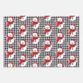 Feuille De Papier Cadeau Livraison spéciale Père Noël Snowman Reindeer (Devant 3)