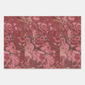 Feuille De Papier Cadeau Livre d'antiquités marbré (Devant 3)