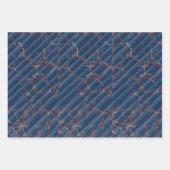 Feuille De Papier Cadeau Livre d'antiquités marbré (Devant)