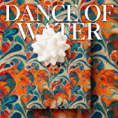 Feuille De Papier Cadeau Livre d'art marbré Ebru turc