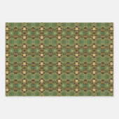 Feuille De Papier Cadeau Livre vert Pack 230 (Devant 2)