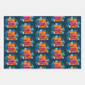 Feuille De Papier Cadeau Livres Approuvés Cat (Devant 3)