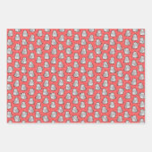 Feuille De Papier Cadeau Loafs gris africains (Devant 3)