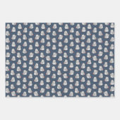 Feuille De Papier Cadeau Loafs gris africains (Devant)