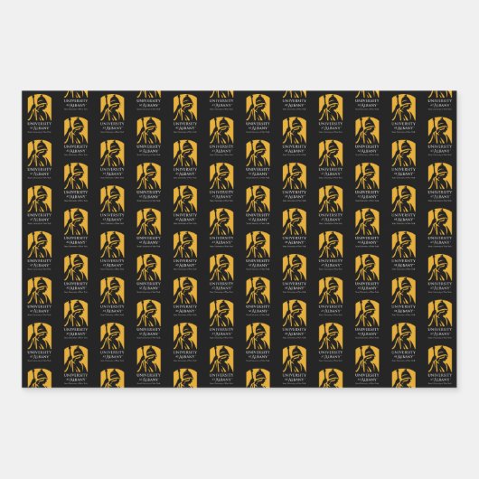 Feuille De Papier Cadeau Logo de l'Université d'Albany (Devant)