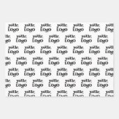 Feuille De Papier Cadeau Logo d'entreprise de marque (Devant 2)