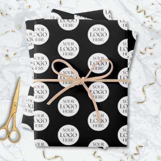 Feuille De Papier Cadeau Logo d'entreprise personnalisé pour promotion comm