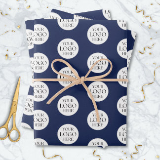 Feuille De Papier Cadeau Logo d'entreprise personnalisé pour promotion comm