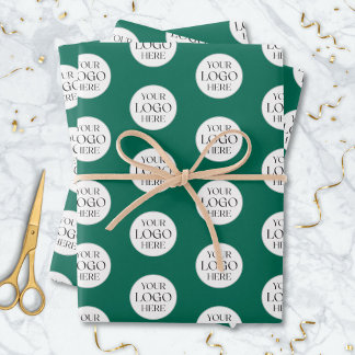 Feuille De Papier Cadeau Logo d'entreprise personnalisé Promotion commercia