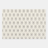 Feuille De Papier Cadeau Logo d'entreprise personnalisée moderne marque com (Devant 3)