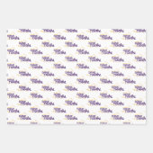 Feuille De Papier Cadeau Logo du train UAlbany Dane (Devant)