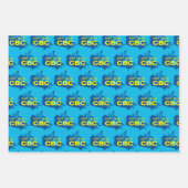 Feuille De Papier Cadeau Logo Retro 1958-1966 (Devant 2)