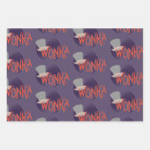 Feuille De Papier Cadeau Logo Wonka Spiral (Devant 3)