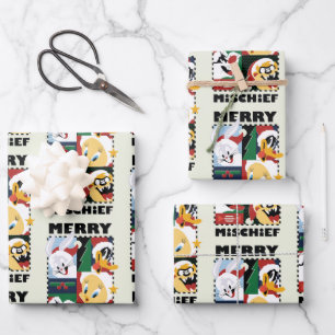 Feuille De Papier Cadeau LOONEY TUNES™ Joyeux Mischief