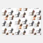 Feuille De Papier Cadeau L'orignal en liberté (Devant)