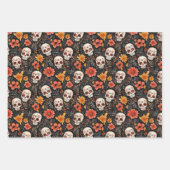 Feuille De Papier Cadeau Los Muertos | Fête des Morts (Devant)