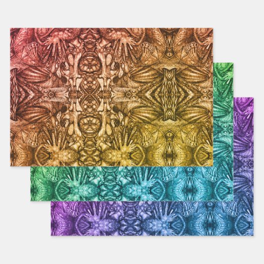 FEUILLE DE PAPIER CADEAU L'OSSUAIRE DE BOGOMIL (Lot)