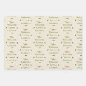 Feuille De Papier Cadeau Love Bug Baby shower d'insectes (Devant 3)