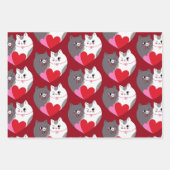 Feuille De Papier Cadeau Love Cats Collection (Devant 3)