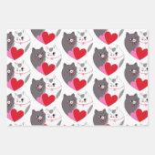 Feuille De Papier Cadeau Love Cats Collection (Devant 2)