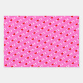 Feuille De Papier Cadeau LOVE Rose Lavender Orange (Devant)