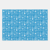 Feuille De Papier Cadeau LoveNotes de la plage de l'océan moderne personnal (Devant 2)