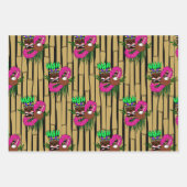 Feuille De Papier Cadeau Luau Motif (Devant)
