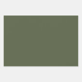 Feuille De Papier Cadeau Lucky Shamrock Clover Watercolor Art (Devant 2)