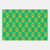 Feuille De Papier Cadeau Lucky St Patrick's Day Kids (Devant 2)