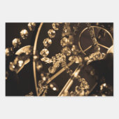 Feuille De Papier Cadeau Lustre en cristal Abstrait (Devant)