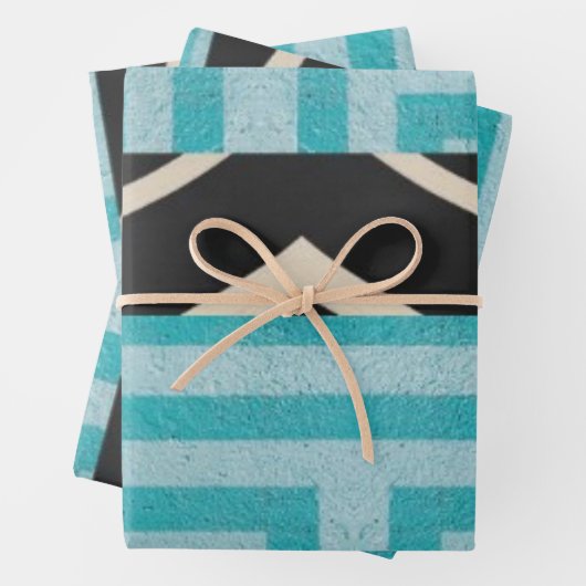 Feuille De Papier Cadeau Luxe raffiné Ile des Caraïbes africaines (En situation)