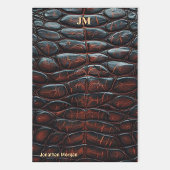 Feuille De Papier Cadeau Luxury Executive Monogram Premium Leather